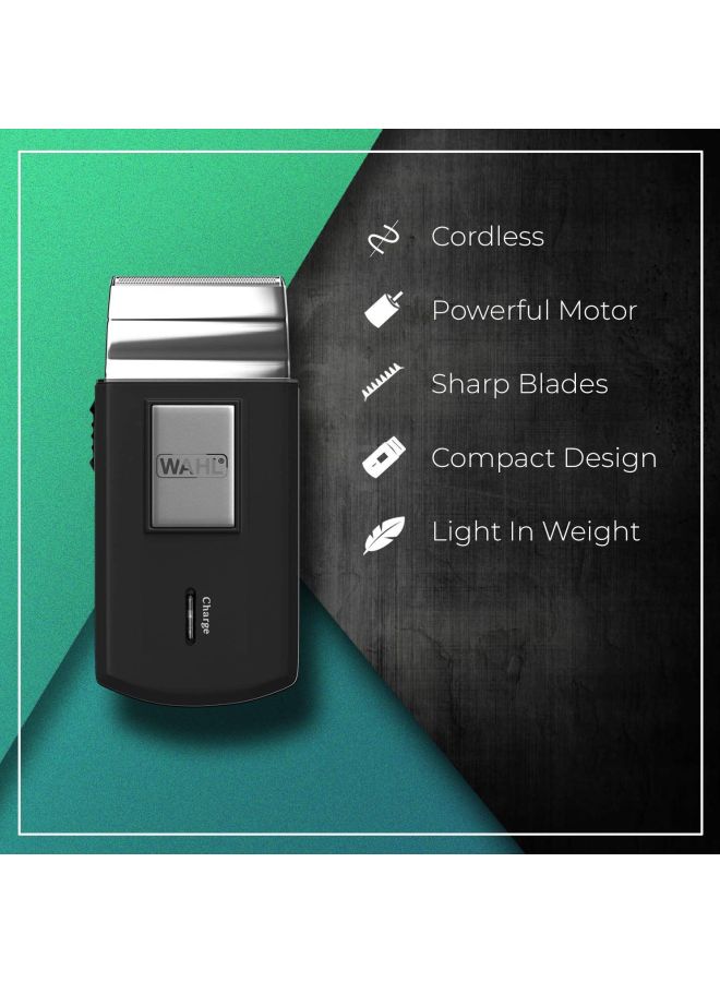 Portable Travel Shaver Black