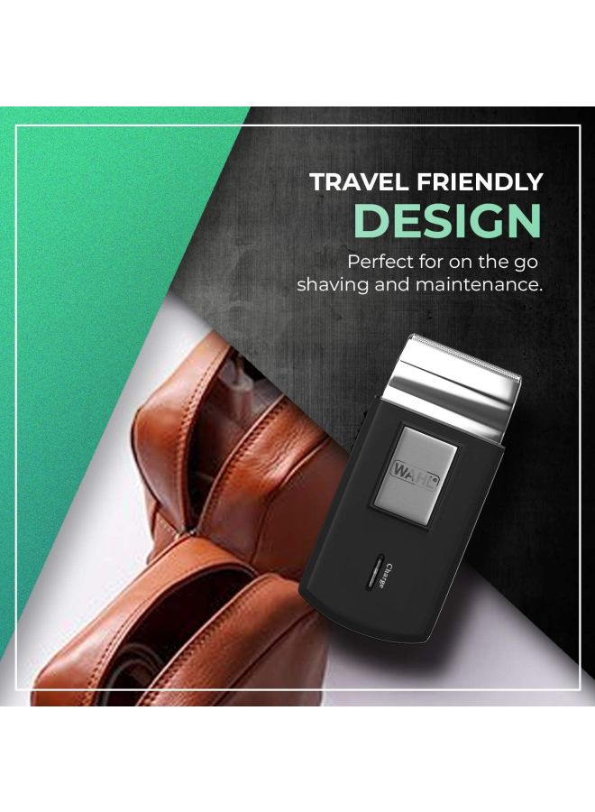 Portable Travel Shaver Black