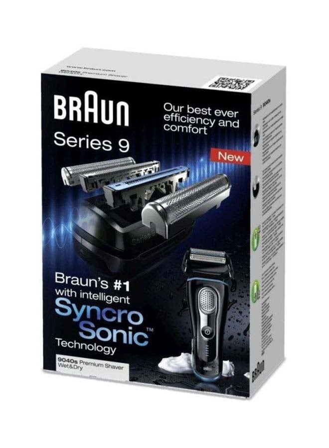 Series 9 Electric Wet And Dry Foil Shaver Black/Blue