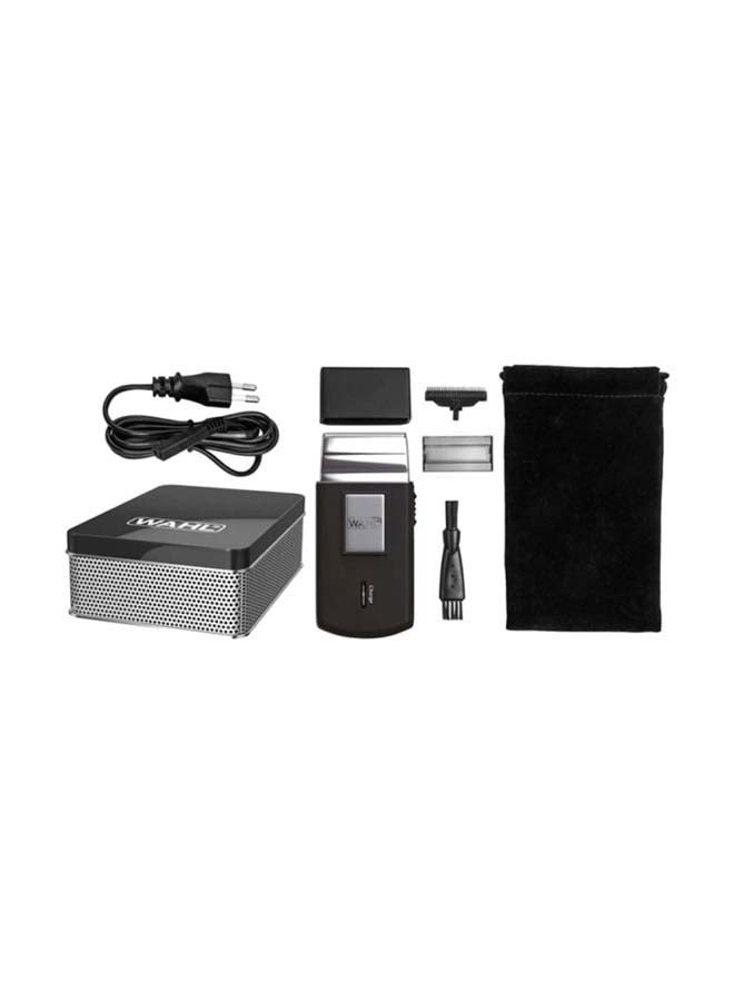 Mobile Shape Hair Shaver With Accessories Black/Silver