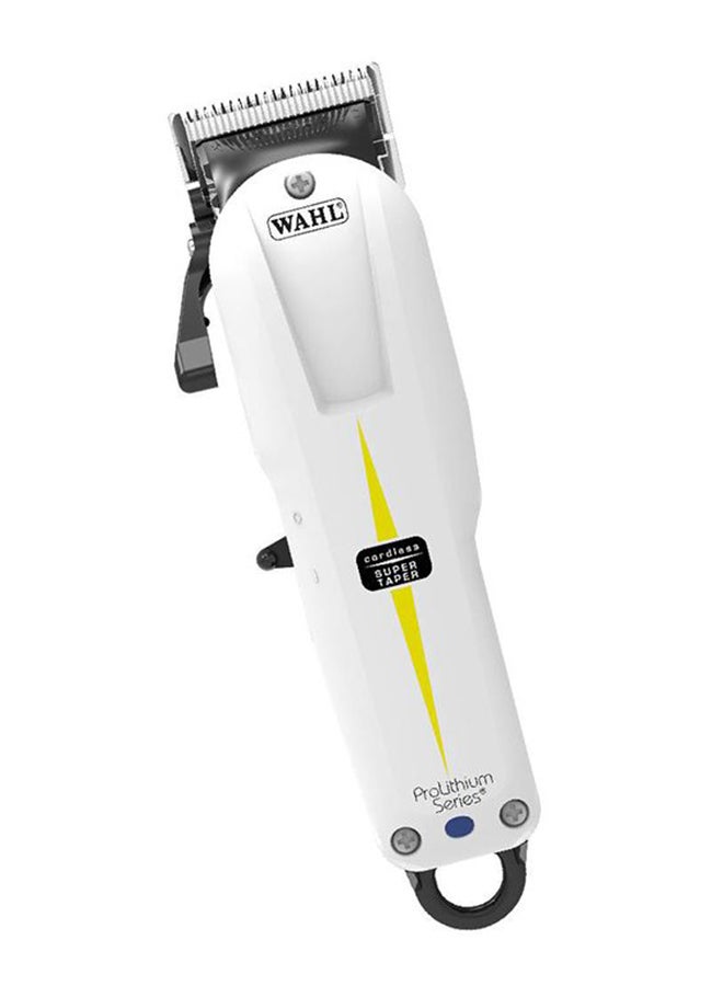 Super Taper Cordless Clipper White/Black