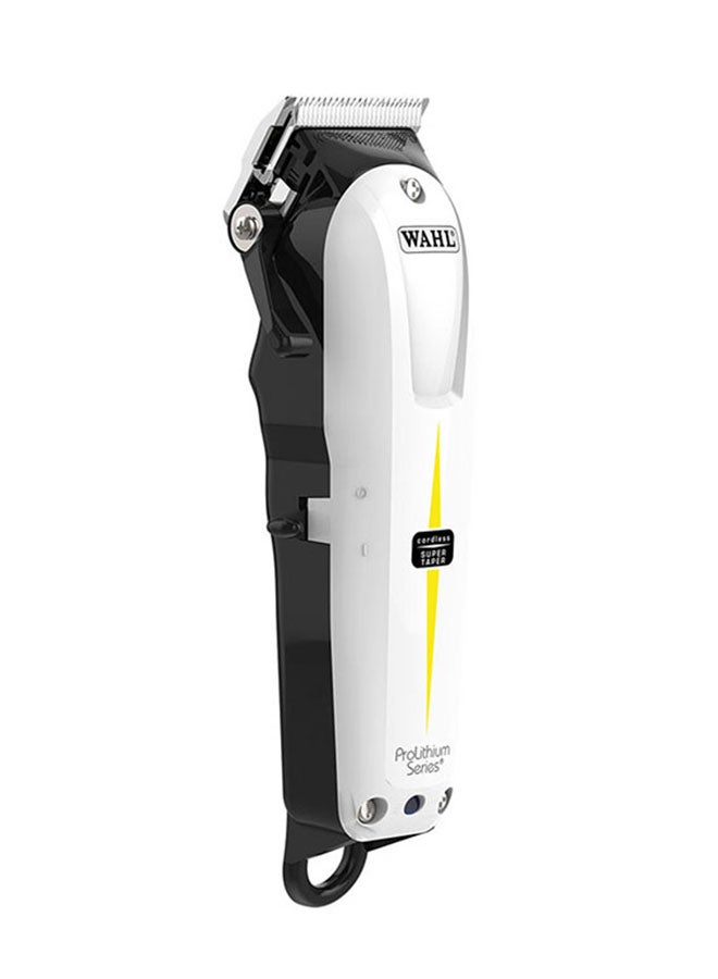 Super Taper Cordless Clipper White/Black