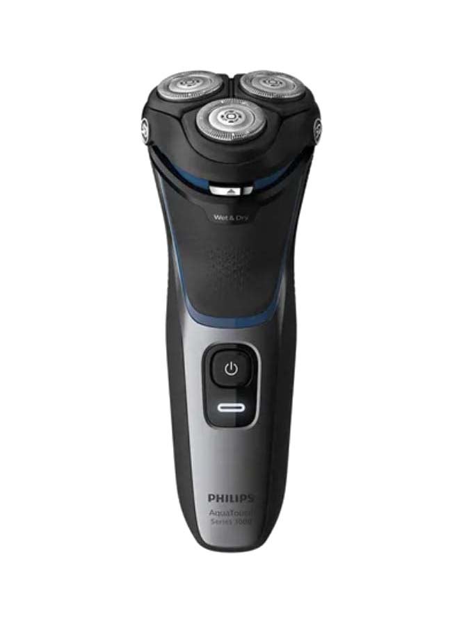 Shaver Series 3000 AquaTouch Wet Or Dry Electric Shaver S3122/50, 2 Years Warranty Black/Grey