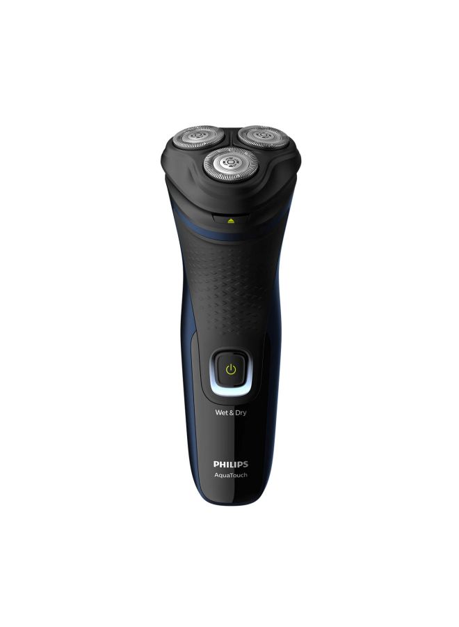 S1323 AquaTouch Shaver 1000 Wet Or Dry Electric Shaver Black