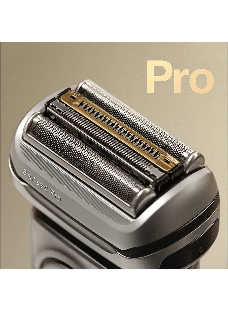 Series 9 Pro 9477CC Wet & Dry Shaver With 5-in-1 Smart Care Center And PowerCase Silver 9.9 x 7.1 x 6.3cm