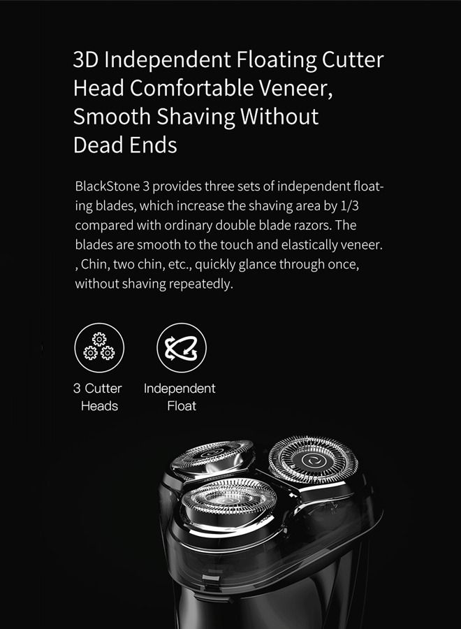 Electric Waterproof Washable IPX7 Shaver For Men With LED Display