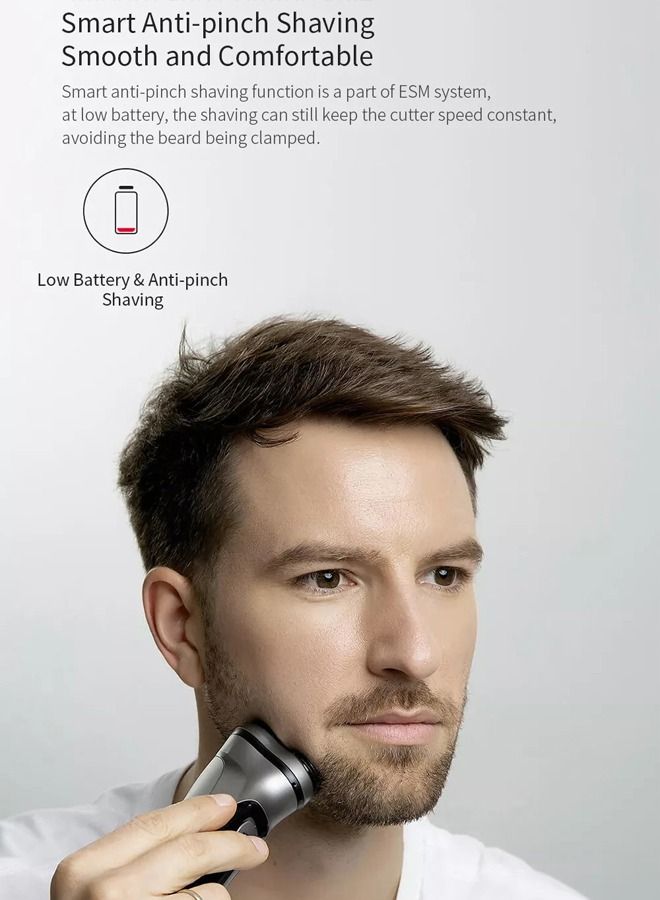USB Charging Rechargeable Electric Shaver Waterproof Cordless Triple Blade Shavers For Men