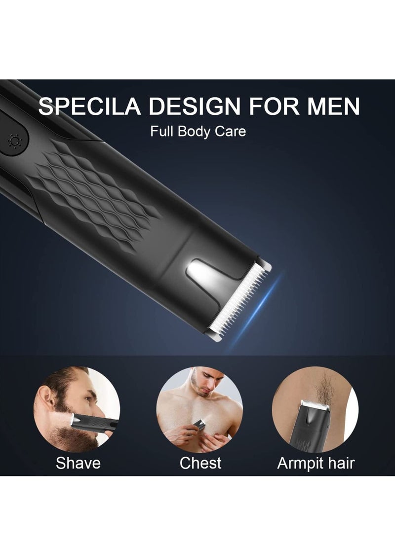 Electric Trimmer for Men, Waterproof Hair Clippers, Low Noise Cordless Hair Trimmer Edgers Hair Clippers, USB Rechargeable