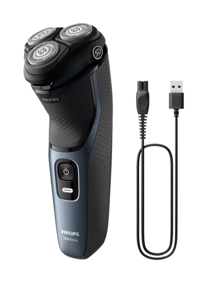 Wet And Dry Electric Shaver 3000 Series S3144/00 Black