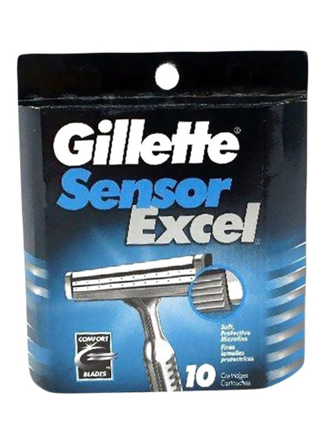 50-Piece Sensor Excel Razor Blade Refill Set