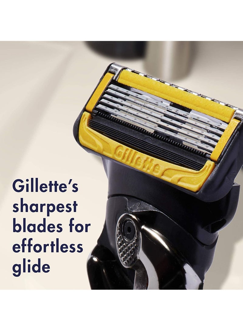 Proglide Shield Razor with Flexball Handle and Razor Blade Refill