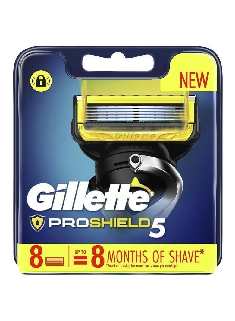 Fusion 5 Proshield Razor Blades 8 Cartridges