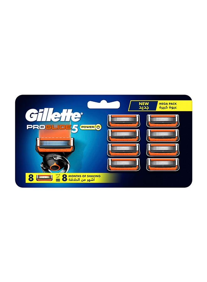 8 Pieces Pro Glide Power Blades