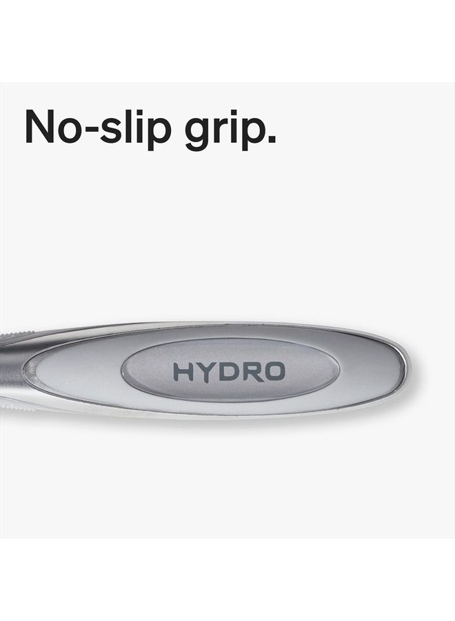 Hydro Dry Skin Razor — Razor for Men with Dry Skin with 5 Razor Blades (Packaging / Color May Vary)