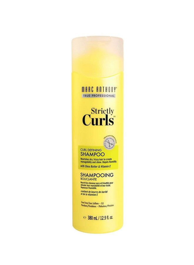 Strictly Curl Curl Defining Shea Butter And Vitamin E Oil Anti Frizz Paraben Free Sulfate Free And Curl Enhancing Shampoo For All Types Of Curly Hair