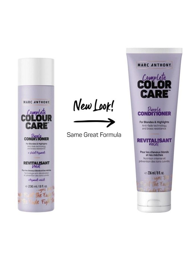 Complete Color Care Purple Conditioner For Blondes & Highlights 8 Ounce (Packaging May Vary)