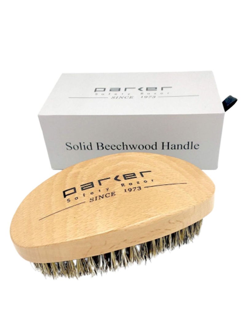 Solid Beachwood Hair Brush Beige