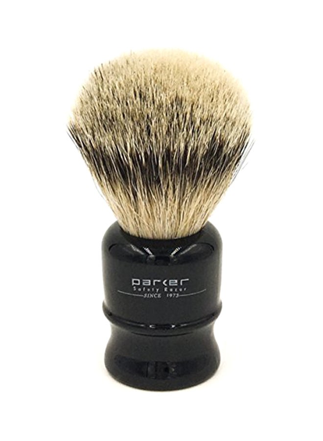 Silvertip Travel Shave Brush With Case Black 2X6X2inch