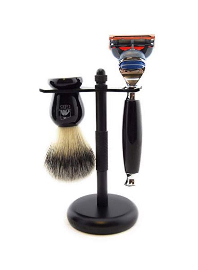 Premium Shaving Set Black/Beige