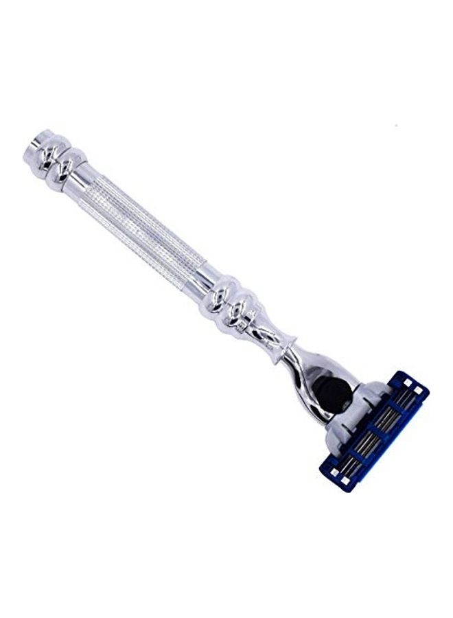 Triple Blade Razor Silver