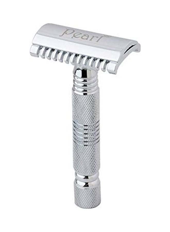 Double Edge Safety Razor Silver