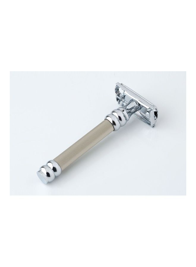 Double Edge Shaving Razor Silver