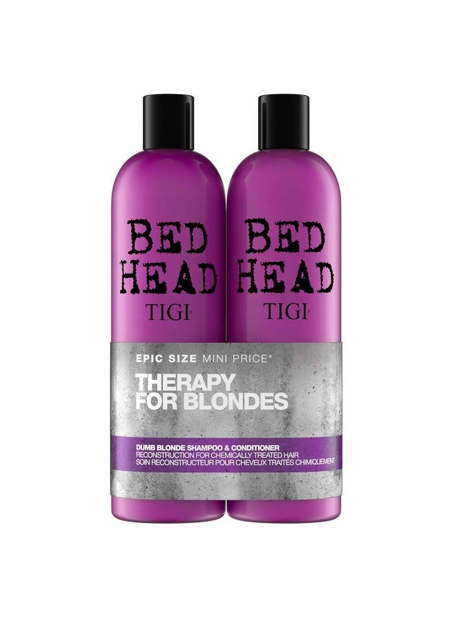 Tigi Tigi Bed Head Dumb Blonde Shampoo & Reconstructor Conditioner Duo Pack 50 Oz