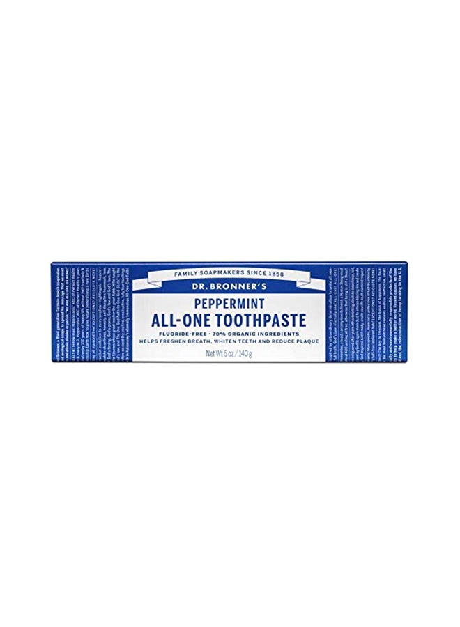 Peppermint All-One Toothpaste 140grams