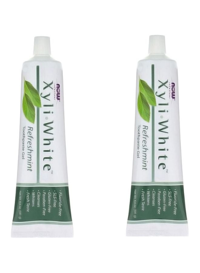 Xyli White A La Menthe Rafraichissante Gel, Pack of 2 2x181grams