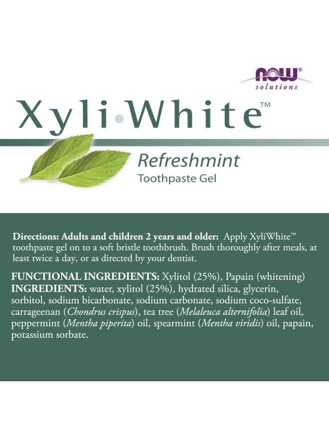 Xyli White A La Menthe Rafraichissante Gel, Pack of 2 2x181grams