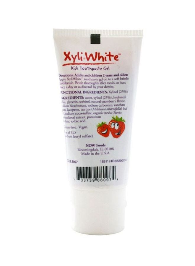 Pack Of 2 Xyli White Strawberry Splash Toothpaste Gel 2x85grams