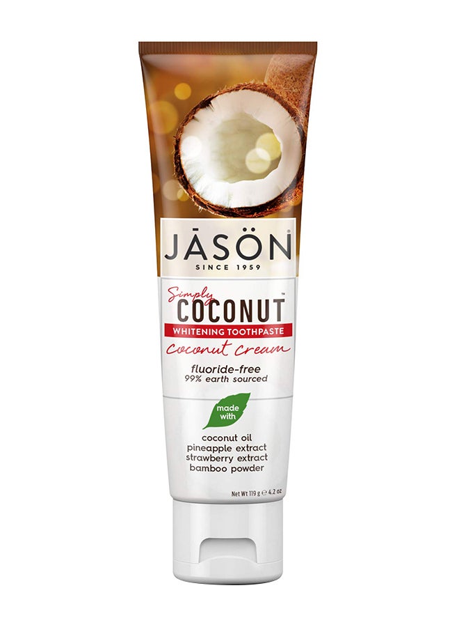 Simply Coconut Cream Toothpaste 119grams