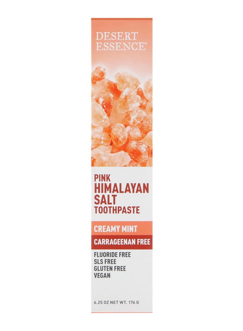 Creamy Mint Pink Himalayan Salt Toothpaste 176grams