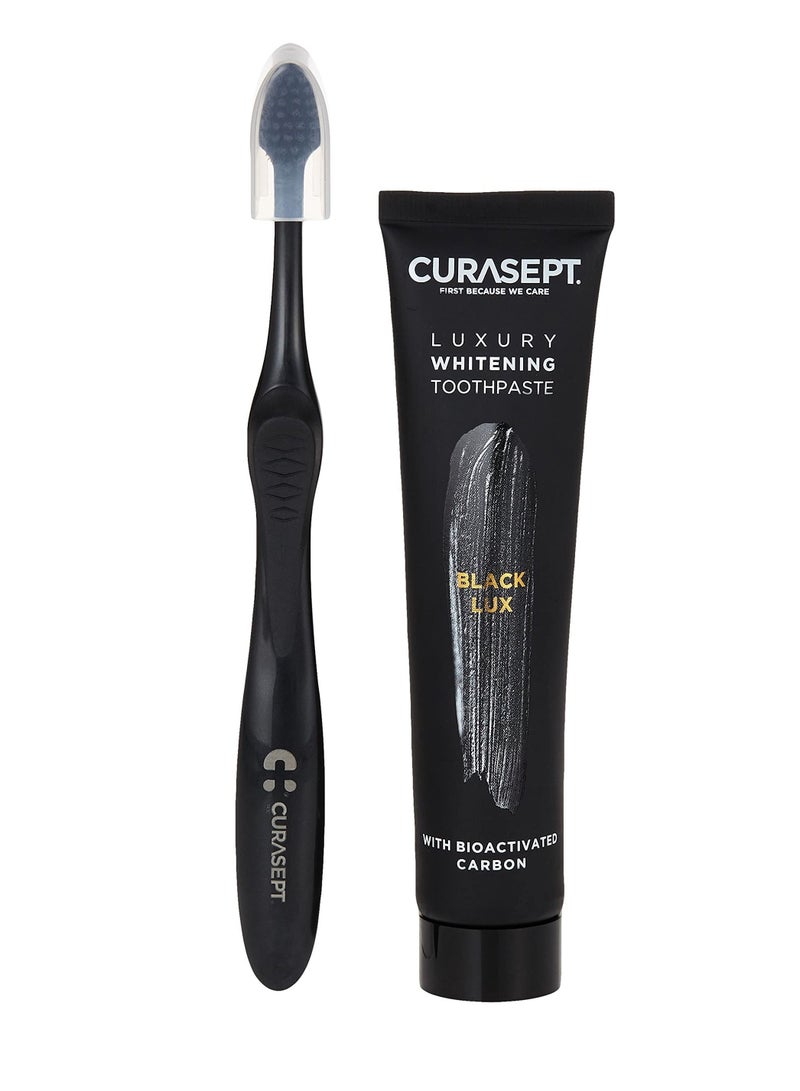 Black Luxury Whitening Toothpaste 75 ml + Toothbrush