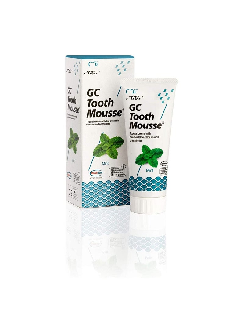 GC TOOTH MOUSSE 40GM DENTAL PRODUCT (mint)