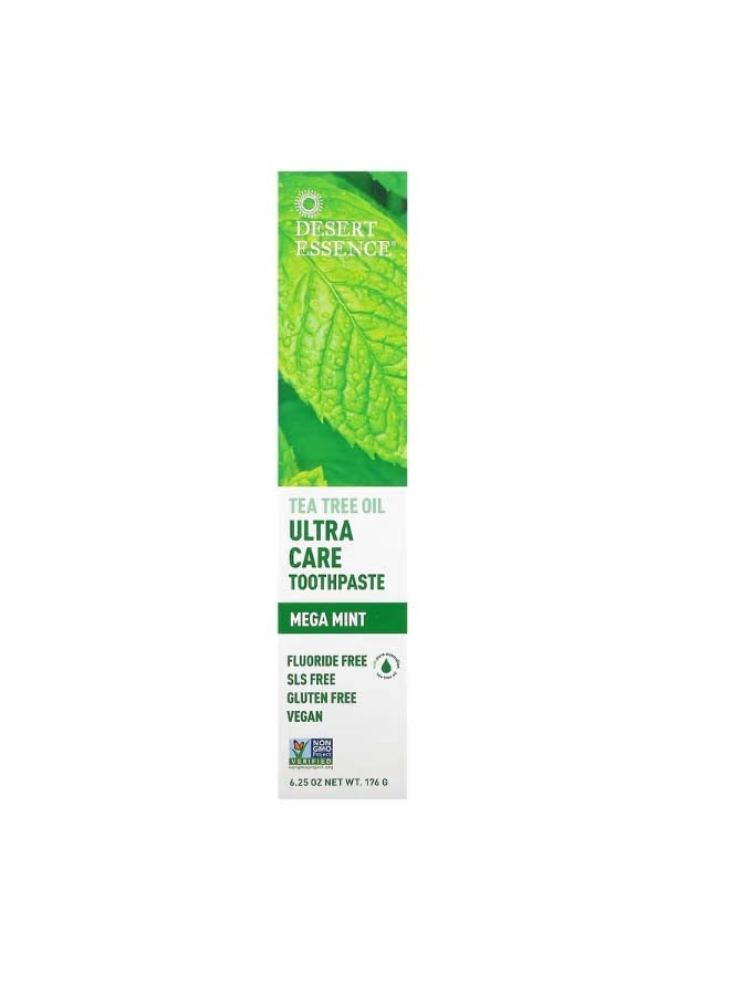 Tea Tree Oil Ultra Care Toothpaste Mega Mint 6.25 oz 176 g