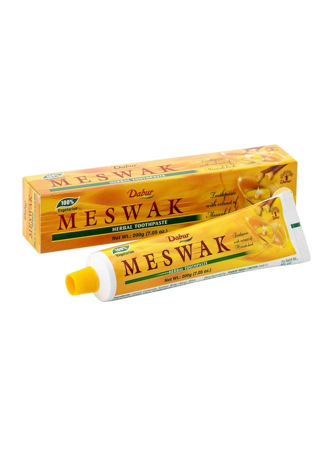 Meswak Toothpaste Fluoride Free Toothpaste Natural Toothpaste For Oral & Gum Health Toothpaste For Dental Care. Natural Toothpaste With Miswak Essence Daily For Oral Care (Pack Of 3)