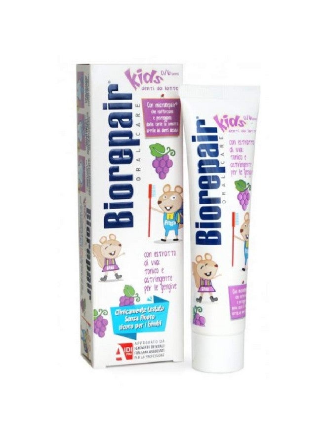 Kids 06 Oral Care Toothpaste Grape 1.7Fl.Oz 50Ml Pack Of 4