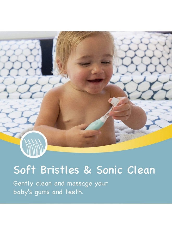 Papablic Replacement Toothbrush Heads 2 Count ; Compatible With Papablic Babyhandy & Toddler Sonic Electric Toothbrushes (1836 Months)