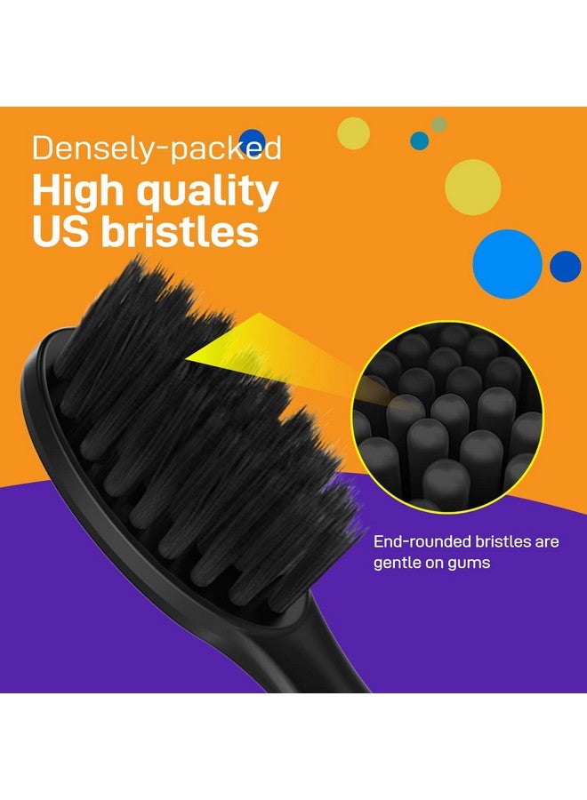 Toothbrush Replacement Heads For Burst Sonic Electric Toothbrush Soft Bristles Brush Heads For Deep Cleaning And Teeth Whitening Black