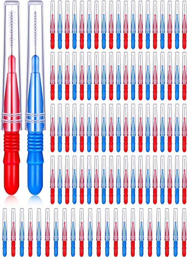 Pieces Braces Brush For Cleaner Interdental Brush Toothpick Dental Tooth Flossing Head Oral Dental Hygiene Flosser Toothpick Cleaners Tooth Cleaning Tool