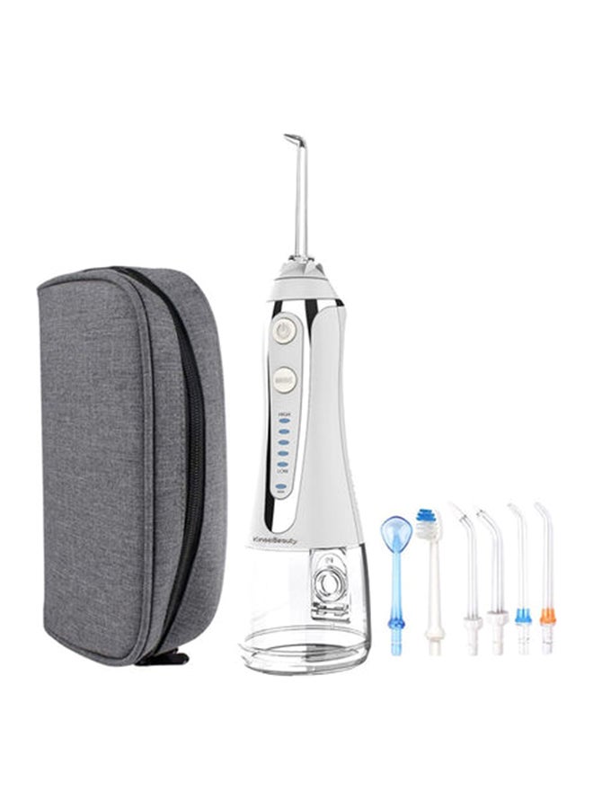 Portable Dental Water Flosser Set White 300ml