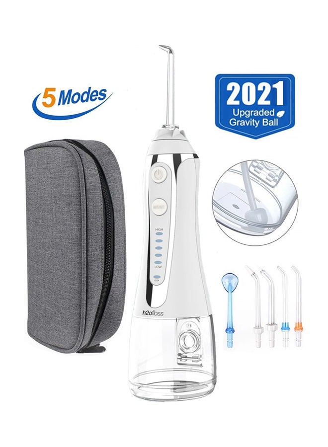 Hygiene Oral Irrigator Cordless Floss Water White 300ml