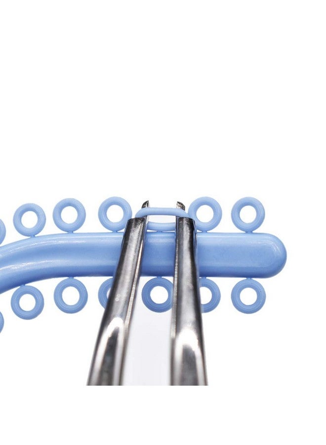 Dental Orthodontic Separator Ties S Type S Type Dental Elastic Orthodontic Ligature Ring Ties 700 Rings10 Sticks (Blue)