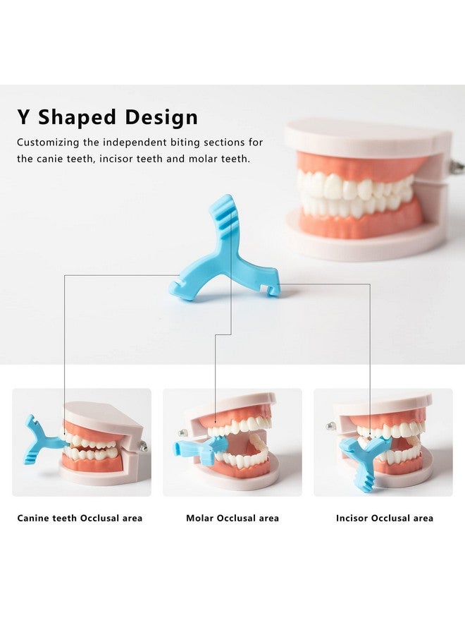 Aligner Chewies 4 Pcs Yshaped Orthodontics Aligner Chewies For Trays Seater Invisible Braces Orthodontic Munchies(Blueberry Watermelon Mint Grape)