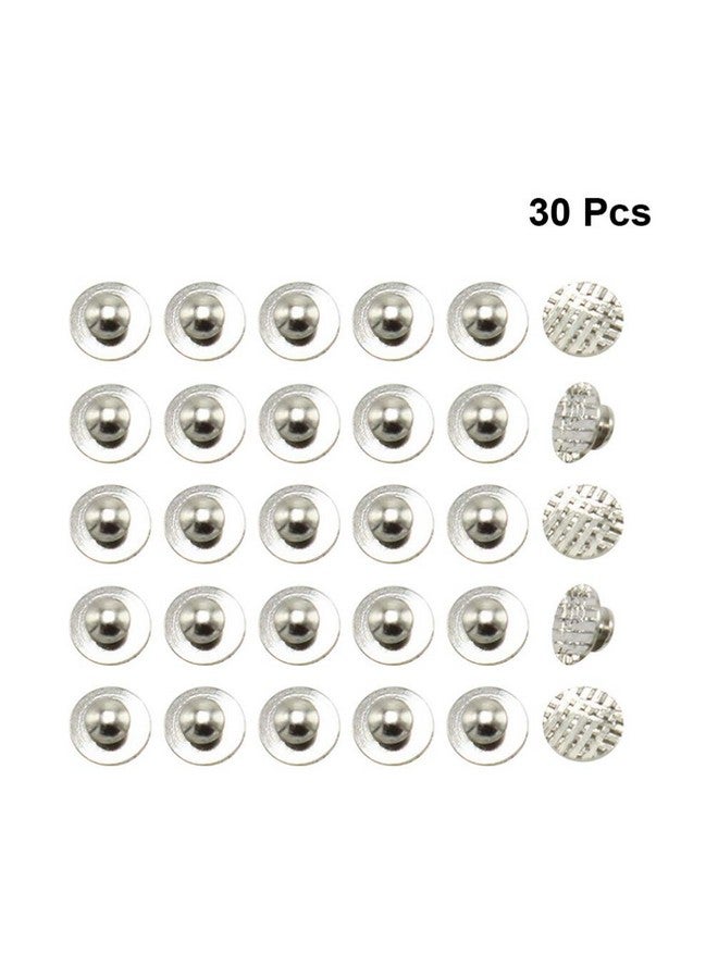 30Pcs Dental Orthodontic Lingual Buttons Bondable Round Base