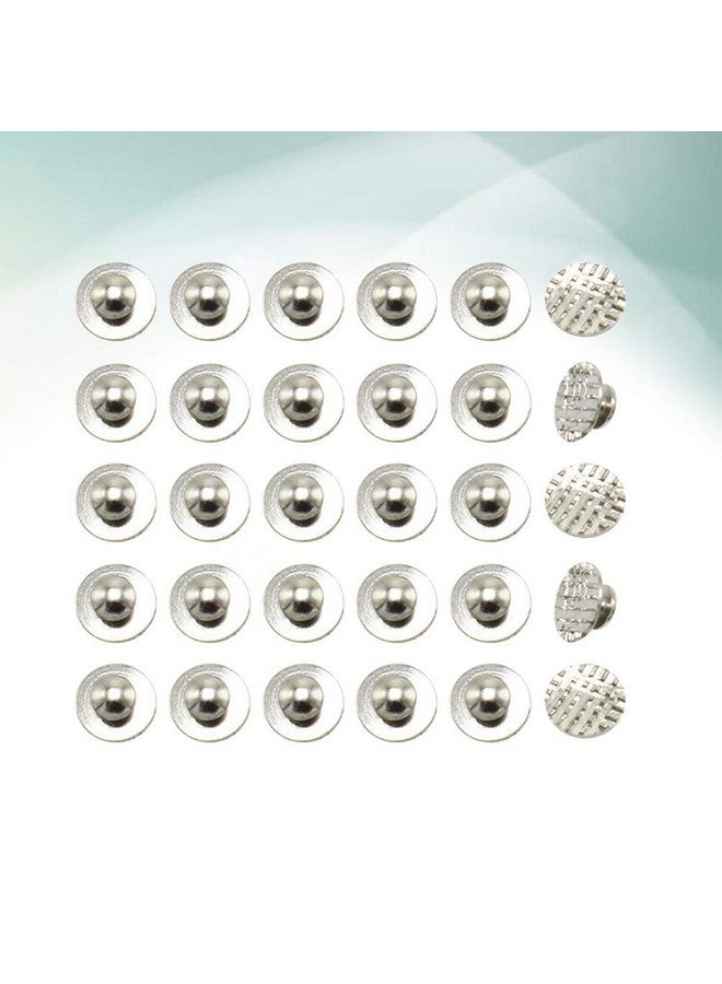 30Pcs Dental Orthodontic Lingual Buttons Bondable Round Base