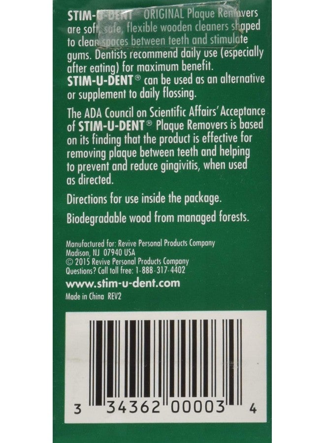 Original Plaque Removers Mint100 Toothpicks