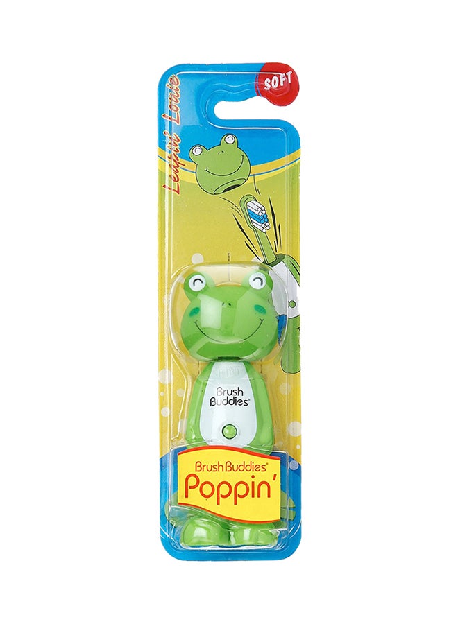 Frog Leapin Louie Toothbrush Green