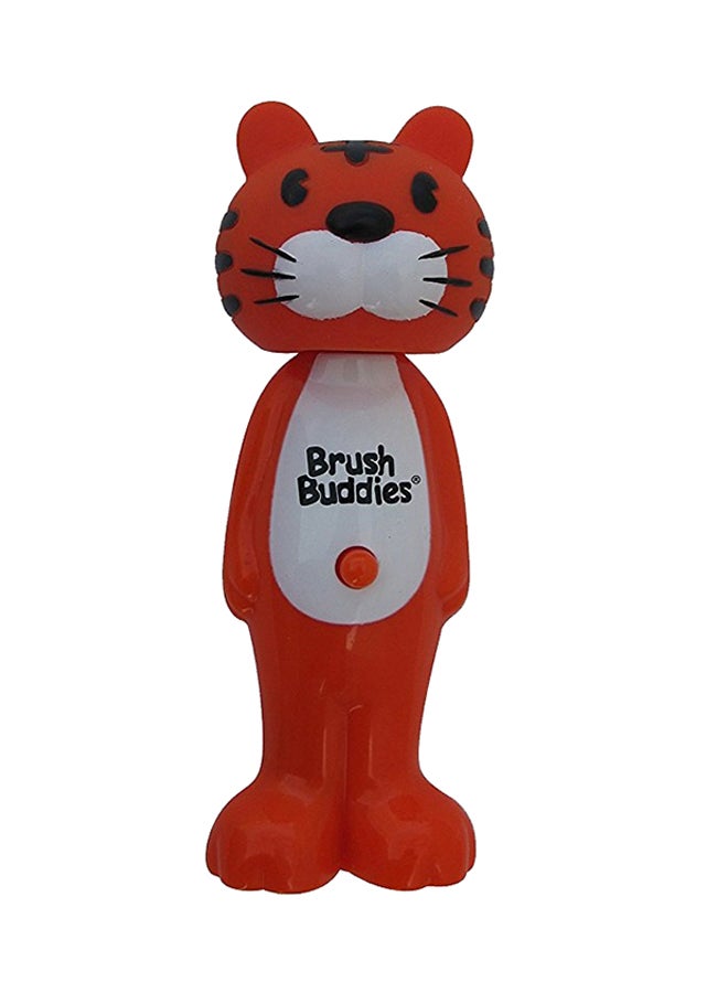 Tiger Toothy Toby Toothbrush Orange